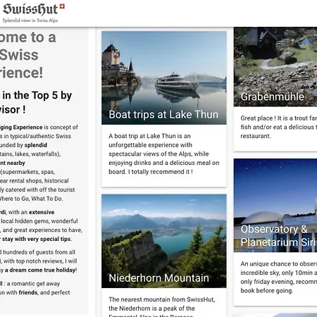 Chalet Swisshut Stunning Views Alps - Christina