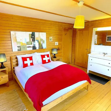 Alpesi faház Thun Alps Scenic Views And Concierge By Swisshut *