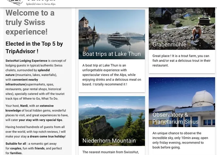 Alpehytte Thun Alps Scenic Views And Concierge By Swisshut